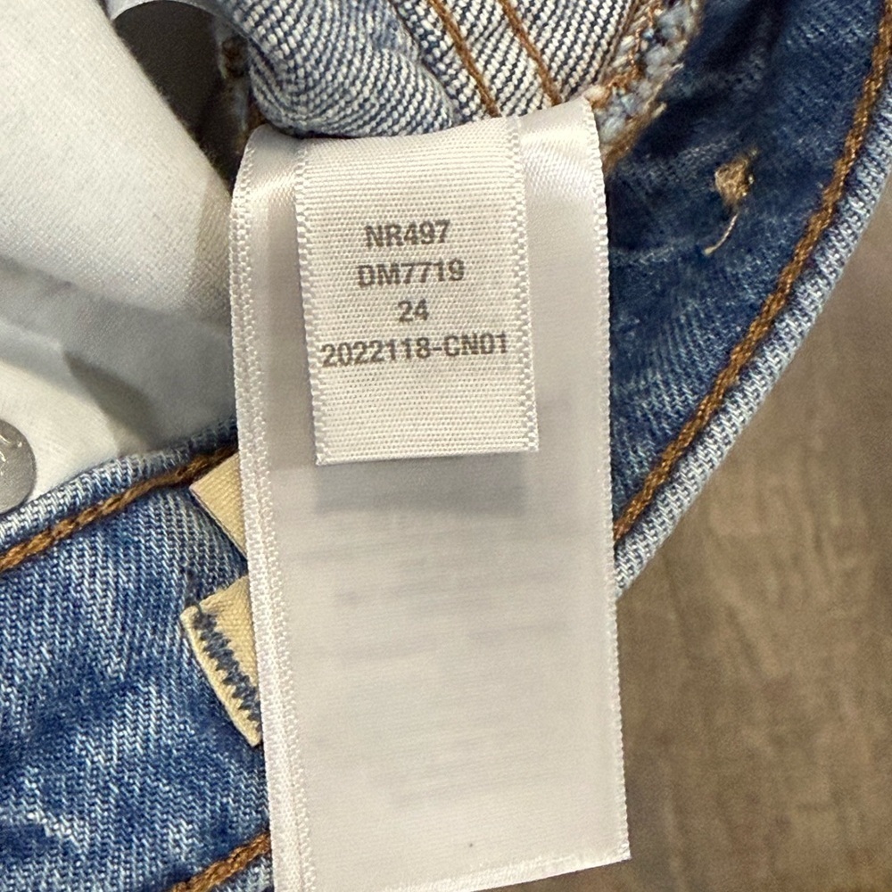 Madewell Womens Light Blue The '90s Straight Mid-Rise Barbosa wash Jean Size 24 - Picture 12 of 13